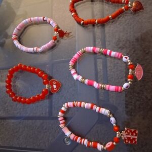 Colorful Kids Beaded Bracelets Set